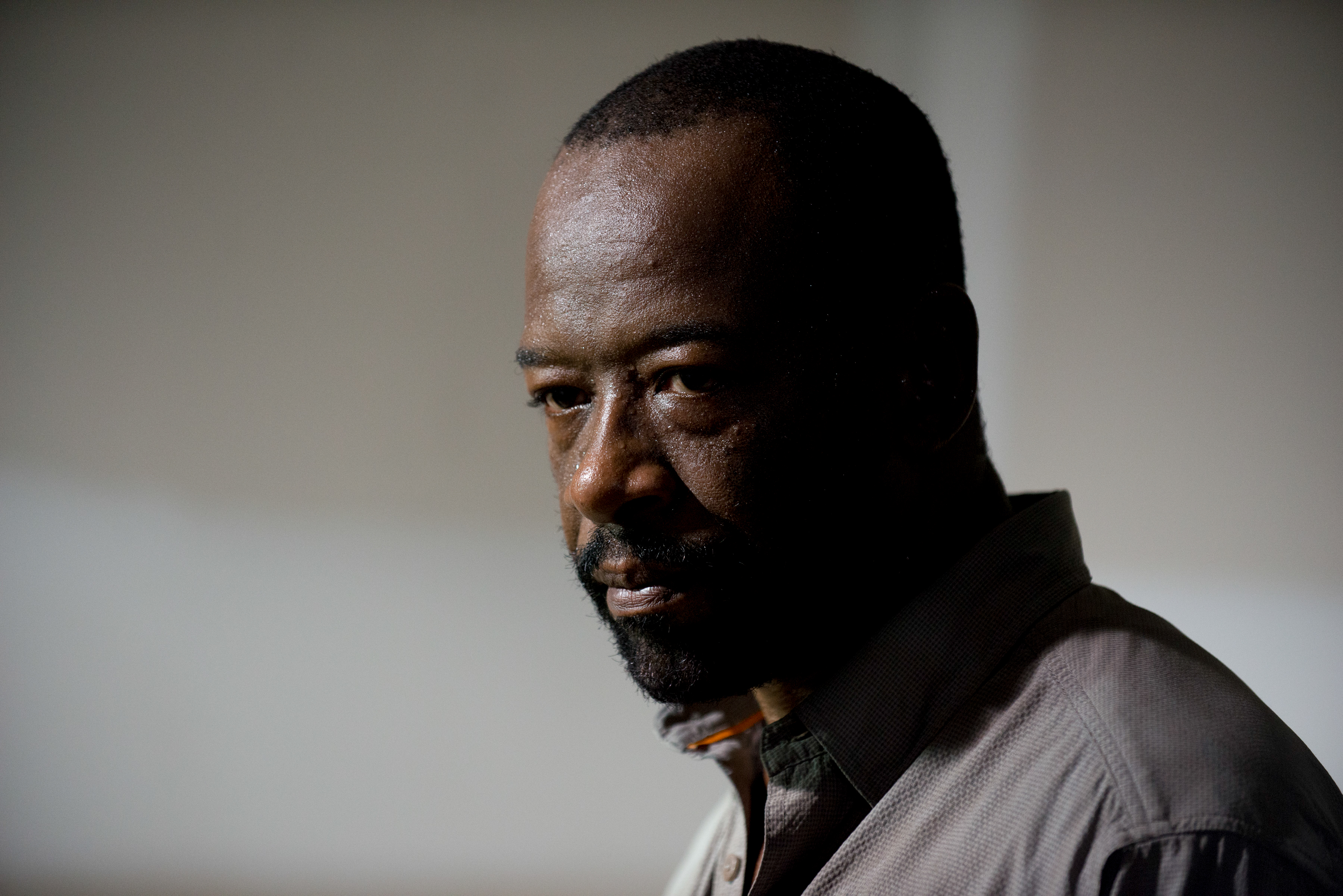 Lennie James as Morgan Jones - The Walking Dead _ Season 6, Episode 8 - Photo Credit: Gene Page/AMC
